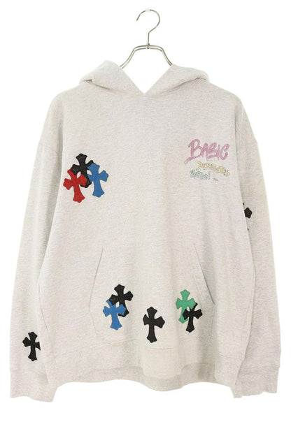 Chrome Hearts MATTY BOY Print Cross Patch Hoodie Size XL