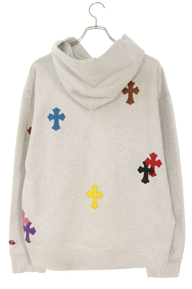 Chrome Hearts MATTY BOY Print Cross Patch Hoodie Size XL