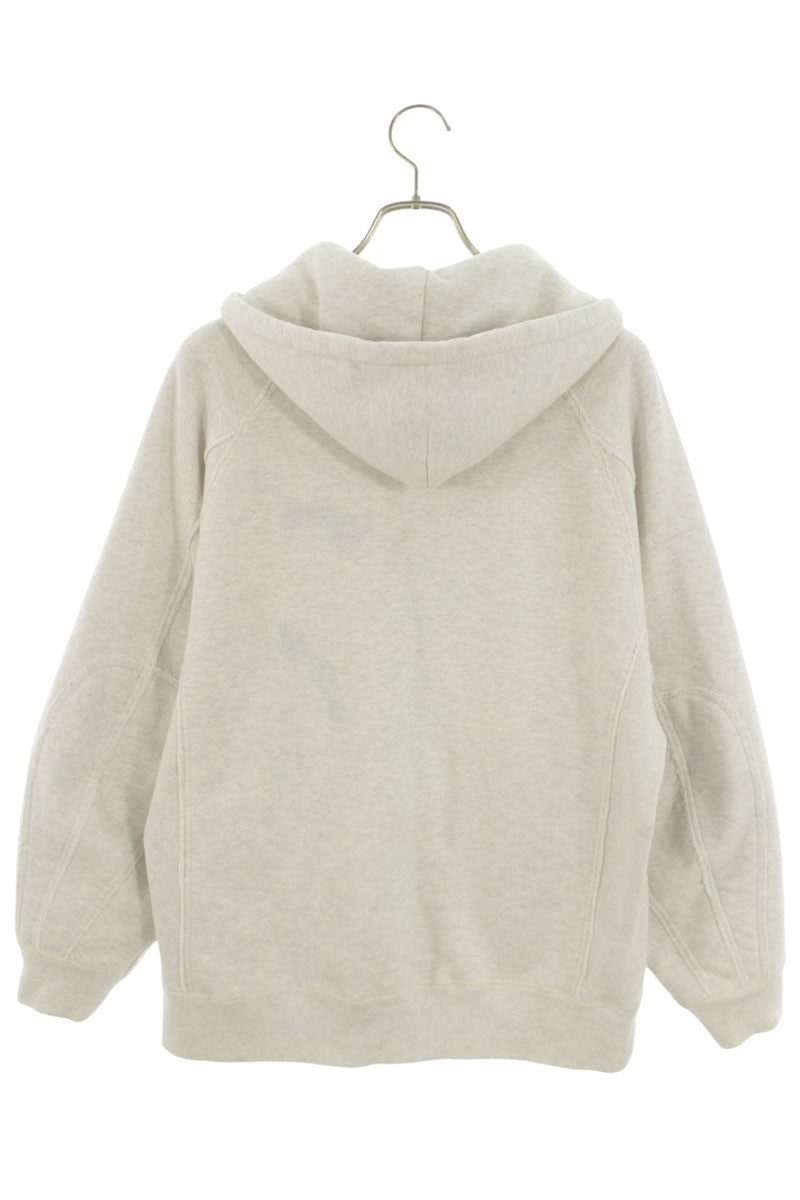 SUGARHILL 21AW Cotton Double Zip Up Hoodie Lt Gray Size S