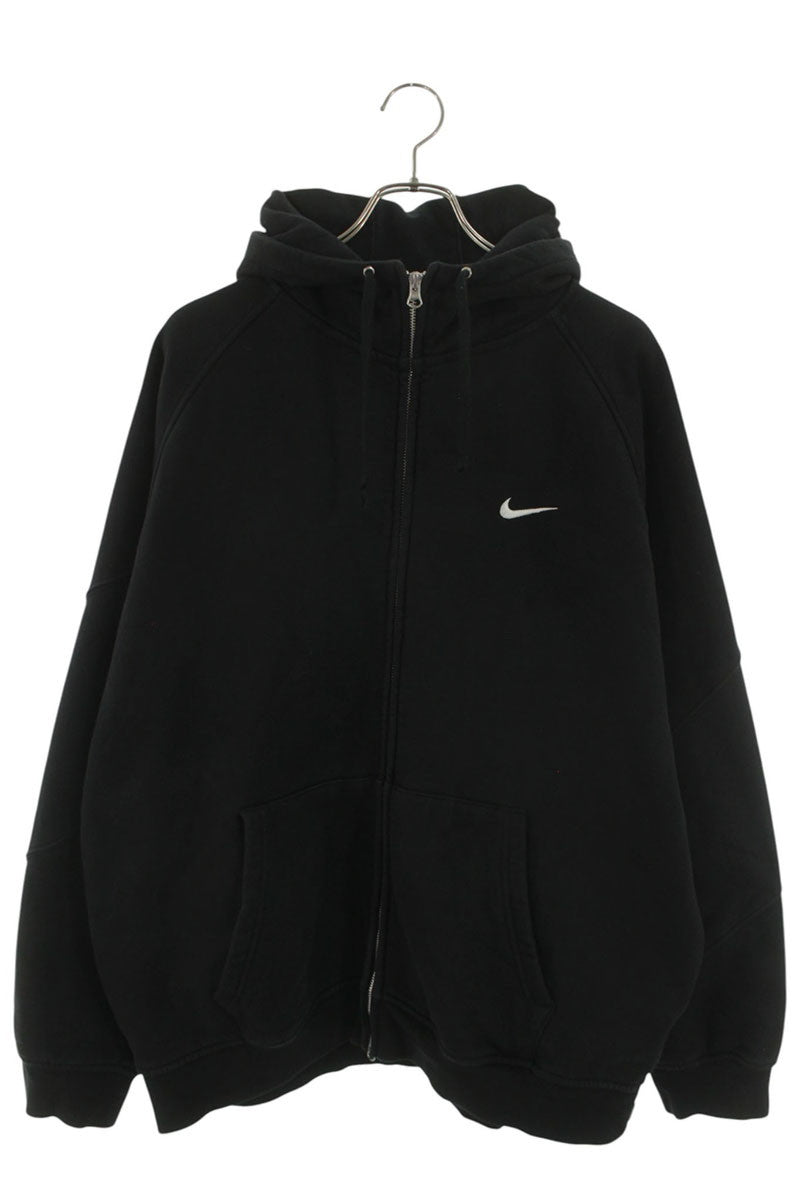 Supreme x Nike 25SS zip Up Hooded Sweatshirt Black Size XL