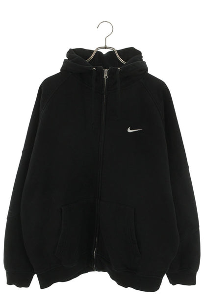 Supreme x Nike 25SS zip Up Hooded Sweatshirt Black Size XL