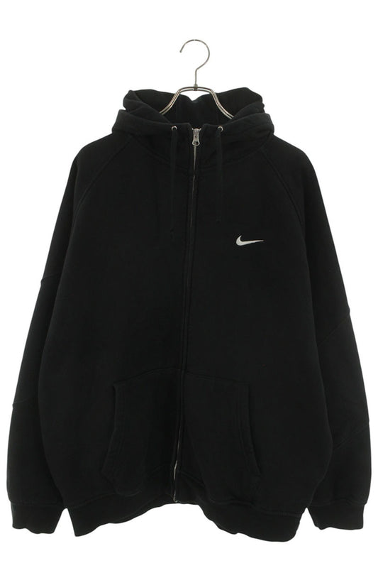 Supreme x Nike 25SS zip Up Hooded Sweatshirt Black Size XL