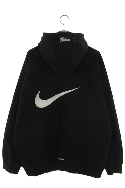 Supreme x Nike 25SS zip Up Hooded Sweatshirt Black Size XL