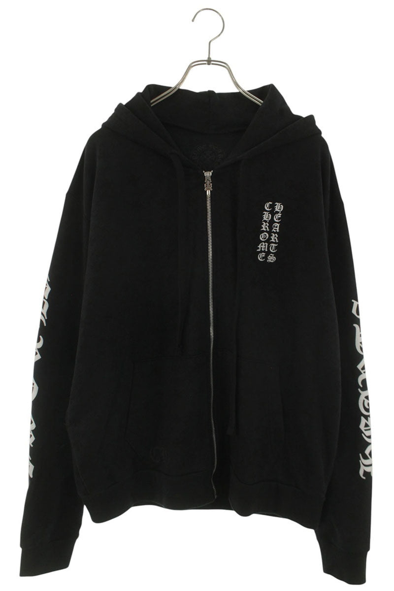 Chrome Hearts SWTSHRT HD ZIP CH+ Back Horseshoe Size S
