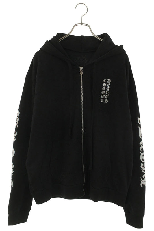 Chrome Hearts SWTSHRT HD ZIP CH+ Back Horseshoe Size S