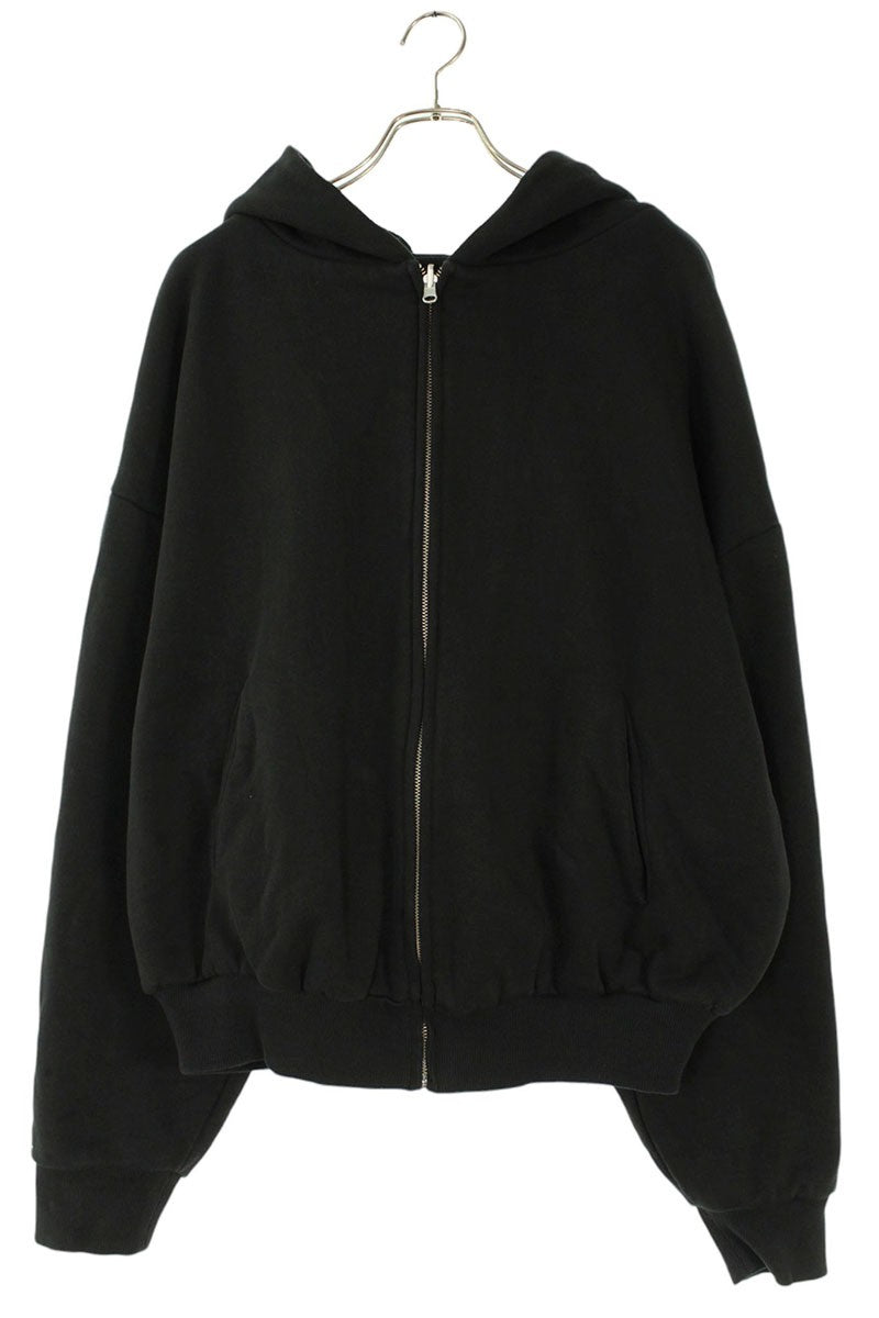 Entire Studios thermal Zip Up Hoodie Black Size L