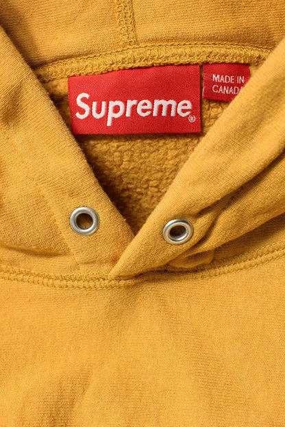 Supreme 21AW Arabic Logo Hooded Sweatshirts Yellow Size M