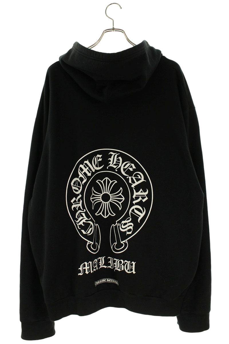 Chrome Hearts SWTSHRT HD ZIP Malibu Back Horseshoe Size XL