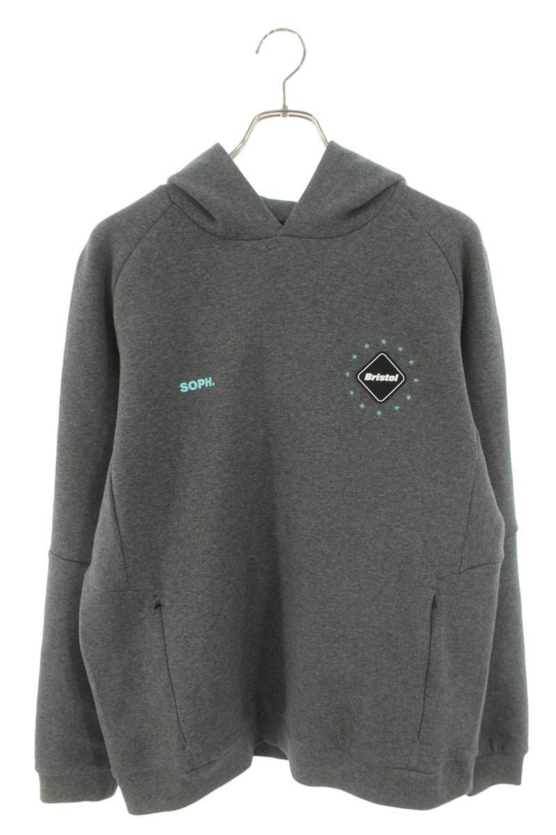 F.C.R.B Hoodie Gray Size M