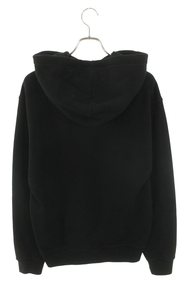 DSQUARED Logo Print Hoodie Black Cotton Size L