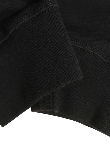 DSQUARED Logo Print Hoodie Black Cotton Size L