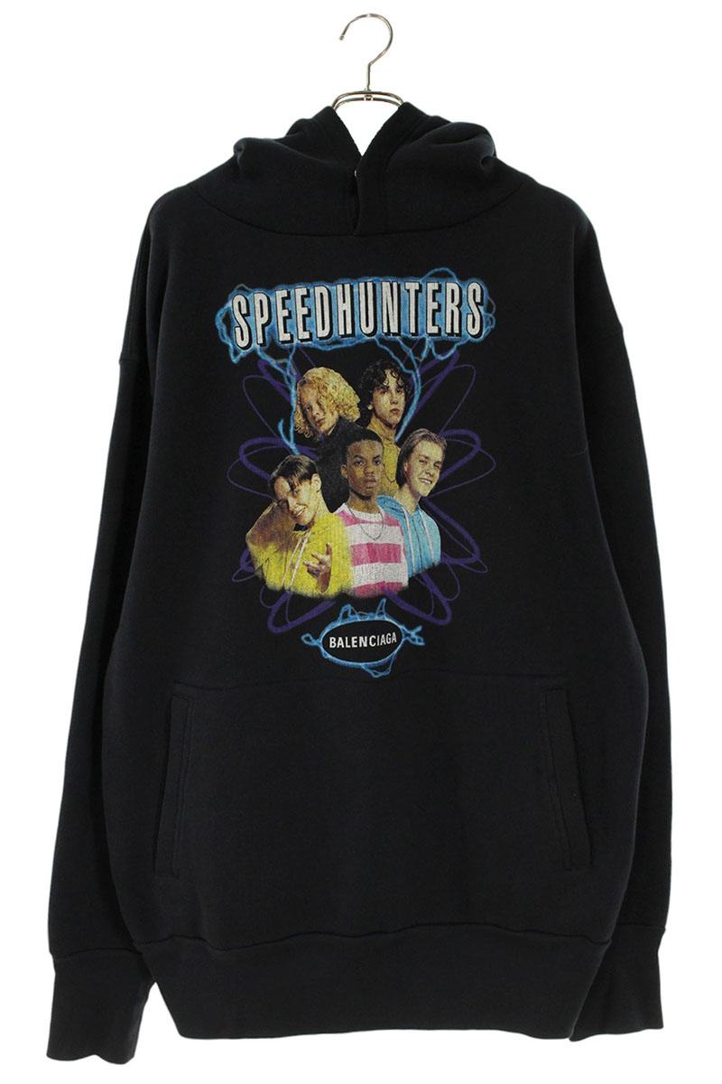 Balenciaga 19AW Pullover Hoodie Black Size S