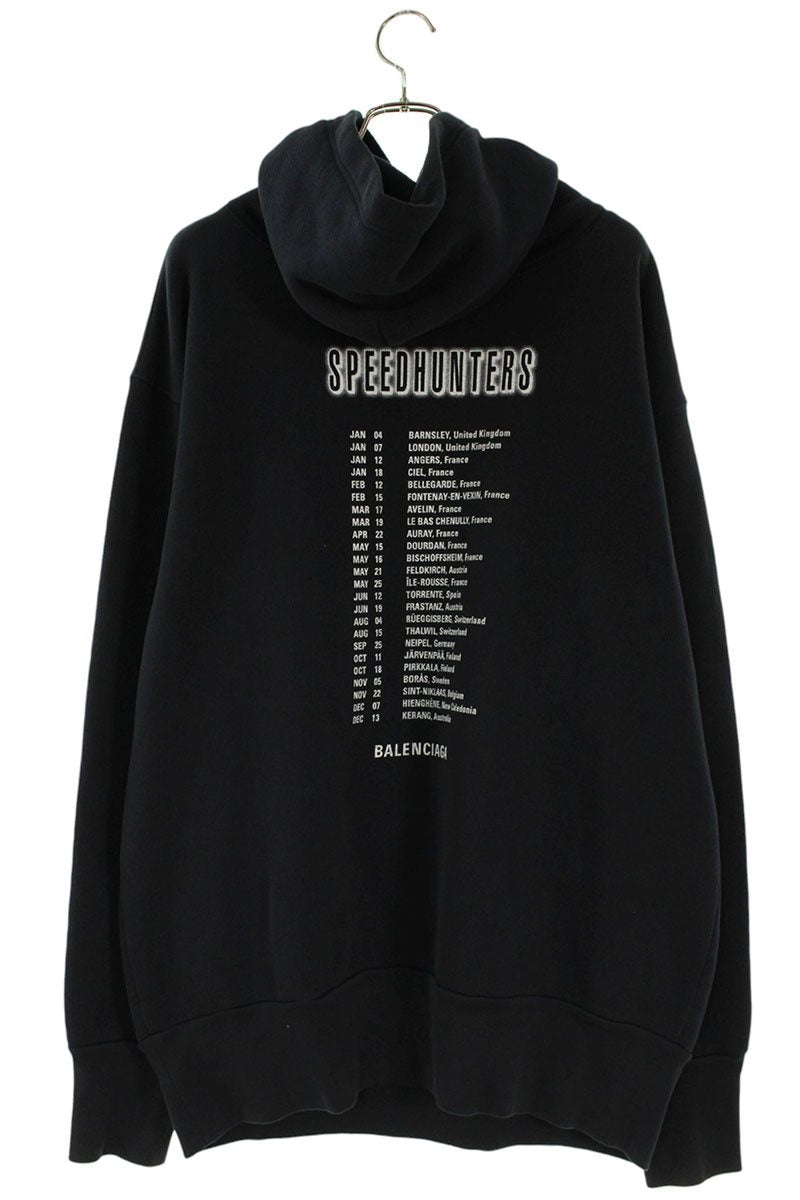 Balenciaga 19AW Pullover Hoodie Black Size S