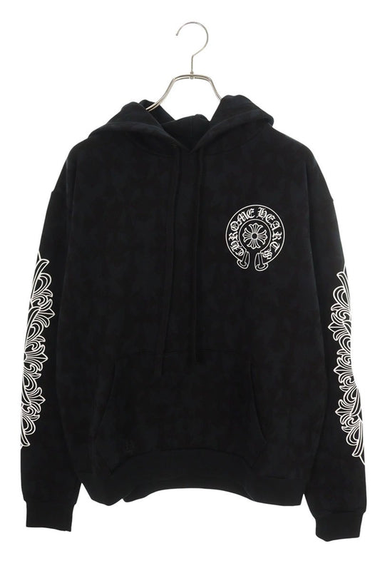 Chrome Hearts Cemetery Cross Floral Pullover Hoodie Size S