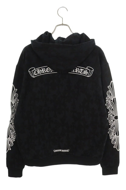 Chrome Hearts Cemetery Cross Floral Pullover Hoodie Size S