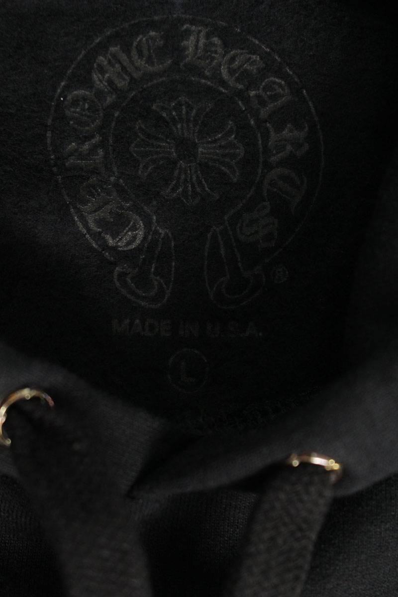 Chrome Hearts Miami LTD Arm Cemetery Cross Hoodie Size L