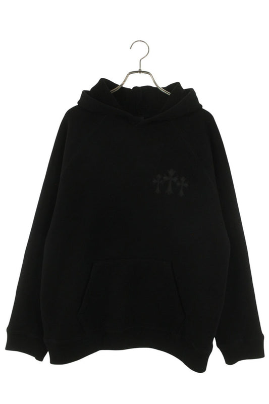Chrome Hearts CH Logo Embroidered Hoodie Black Size XL
