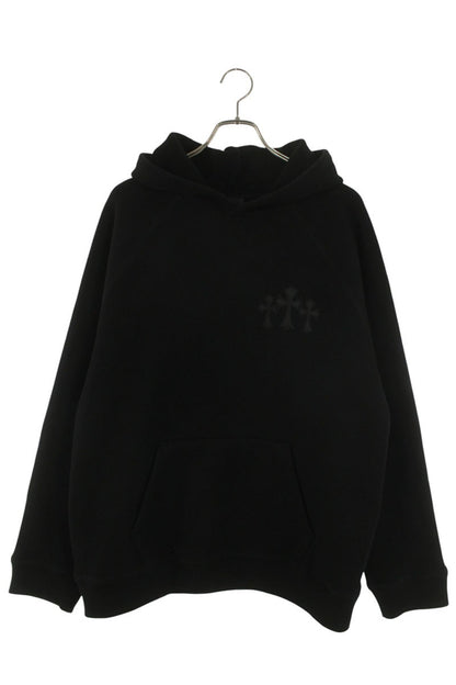 Chrome Hearts CH Logo Embroidered Hoodie Black Size XL