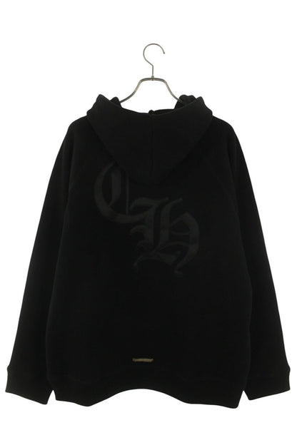 Chrome Hearts CH Logo Embroidered Hoodie Black Size XL