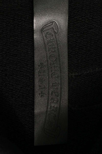 Chrome Hearts CH Logo Embroidered Hoodie Black Size XL