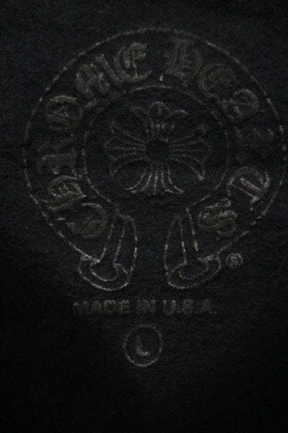 Chrome Hearts Sleeve Logo Print Hoodie Black/Khaki Size L