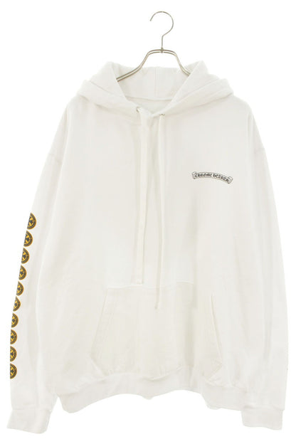 Chrome Hearts CH Plus Logo Print Hoodie White/Multi Size XL