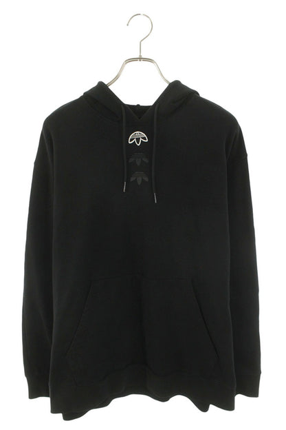 Alexander Wang x Adidas sideline Logo Hoodie Black Size L