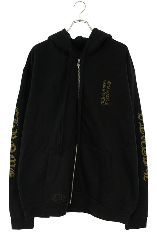 Chrome Hearts Arm Logo Print Zip Hoodie Multi Size XL