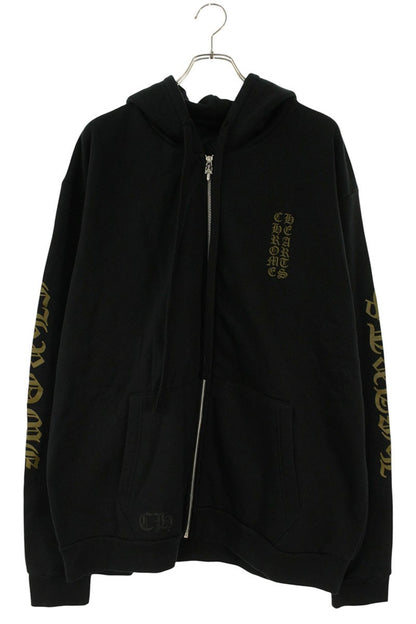 Chrome Hearts Arm Logo Print Zip Hoodie Multi Size XL