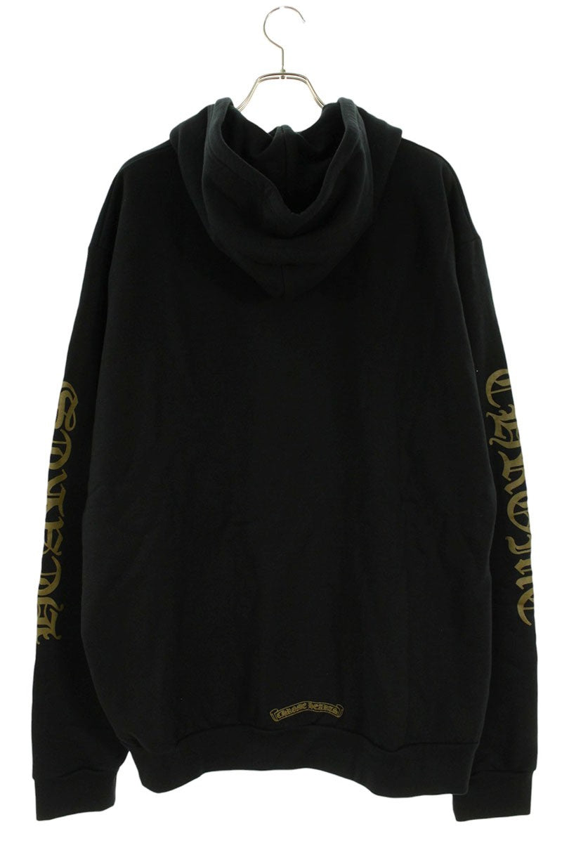 Chrome Hearts Arm Logo Print Zip Hoodie Multi Size XL
