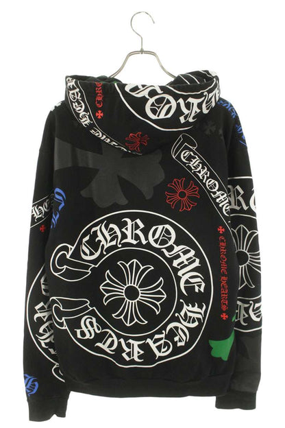 Chrome Hearts Stencil Print Pullover Hoodie Multi Size M