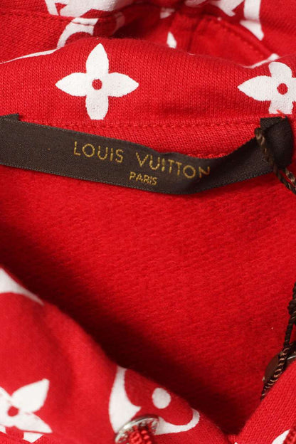 SUPREME LOUISVUITTON LV Box Logo Hooded Sweatshirt Size L