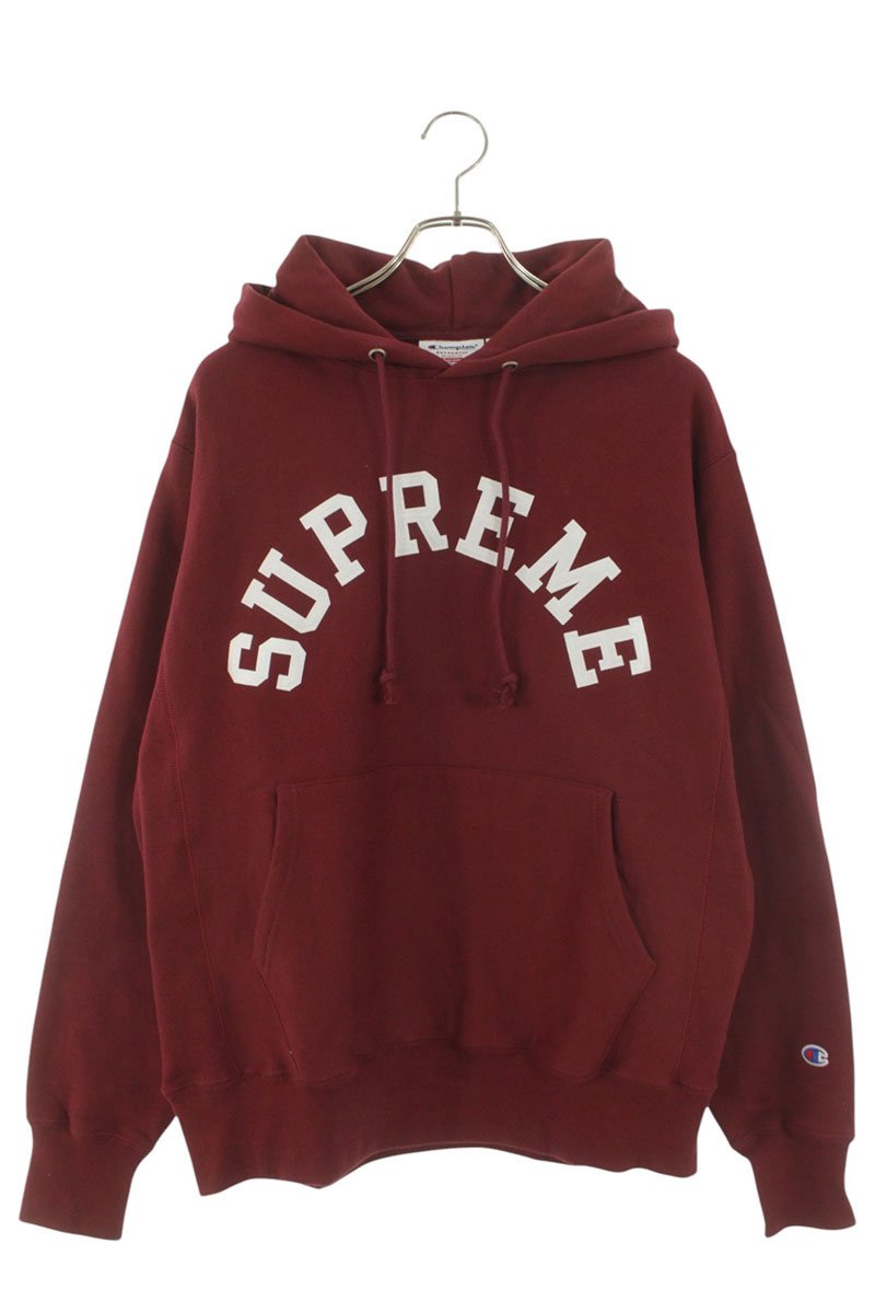Supreme x Champion 25SS Champion Hooded Sweatshirt Red Size M