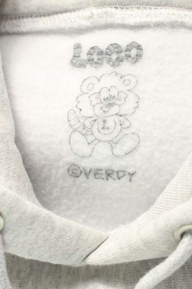 VERDY LOCO SCRAPS HOODIE Gray Cotton Blend Size L