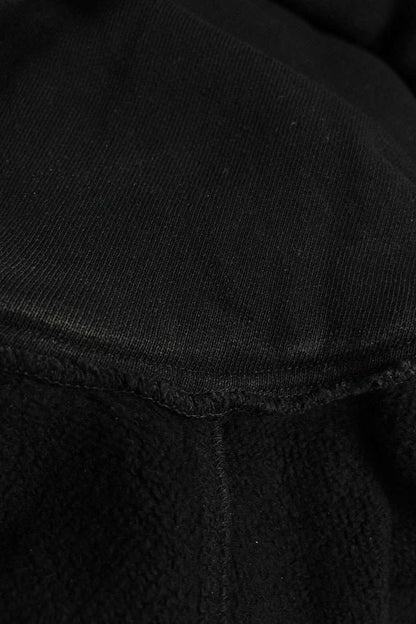 COMOLI Pullover Hoodie Black Cotton Size L