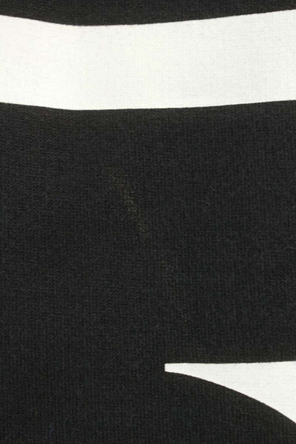 Valentino Logo Print Hoodie Black x White Size L