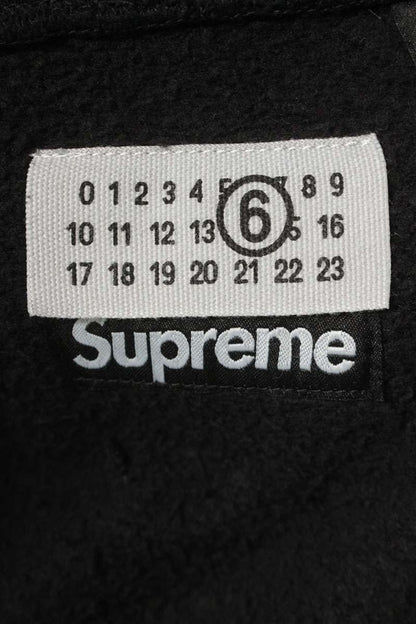 MM6 x Supreme 26SS Box Logo Zip Up Hoodie Black Size L
