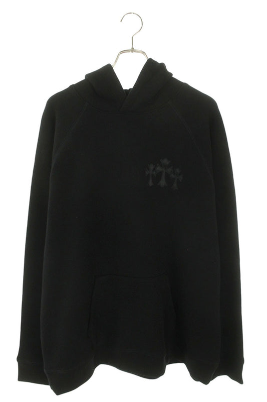 Chrome Hearts Back CH Logo Cross Embroidered Hoodie Size XXL