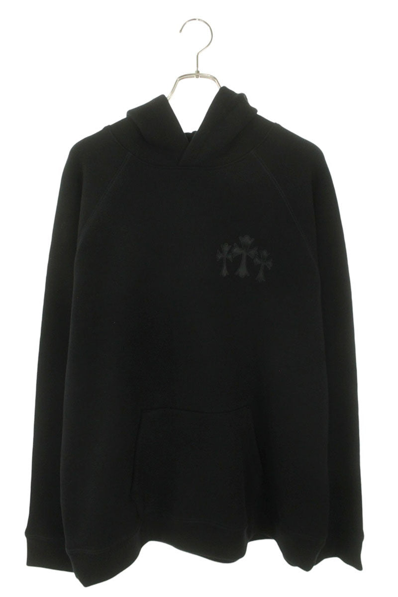 Chrome Hearts Back CH Logo Cross Embroidered Hoodie Size XXL