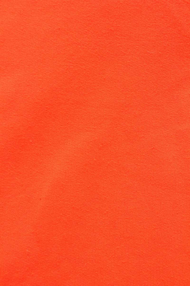 Chrome Hearts Old Lined Thermal Hoodie Orange Black Size M