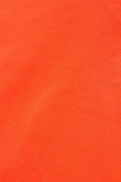 Chrome Hearts Old Lined Thermal Hoodie Orange Black Size M