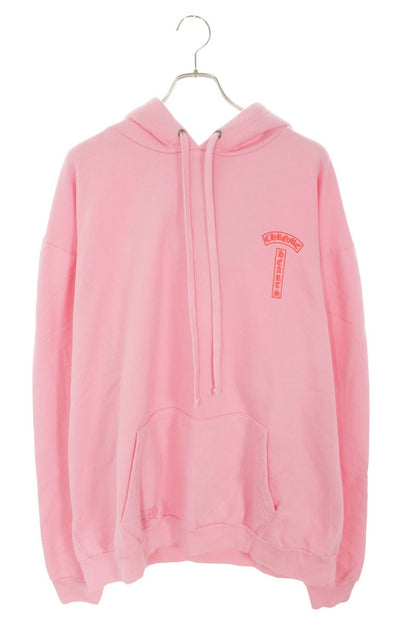 Chrome Hearts SWTSHRT PLVR Back Arch Logo Pink Size XXL