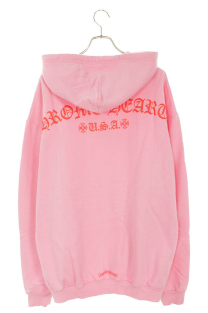 Chrome Hearts SWTSHRT PLVR Back Arch Logo Pink Size XXL