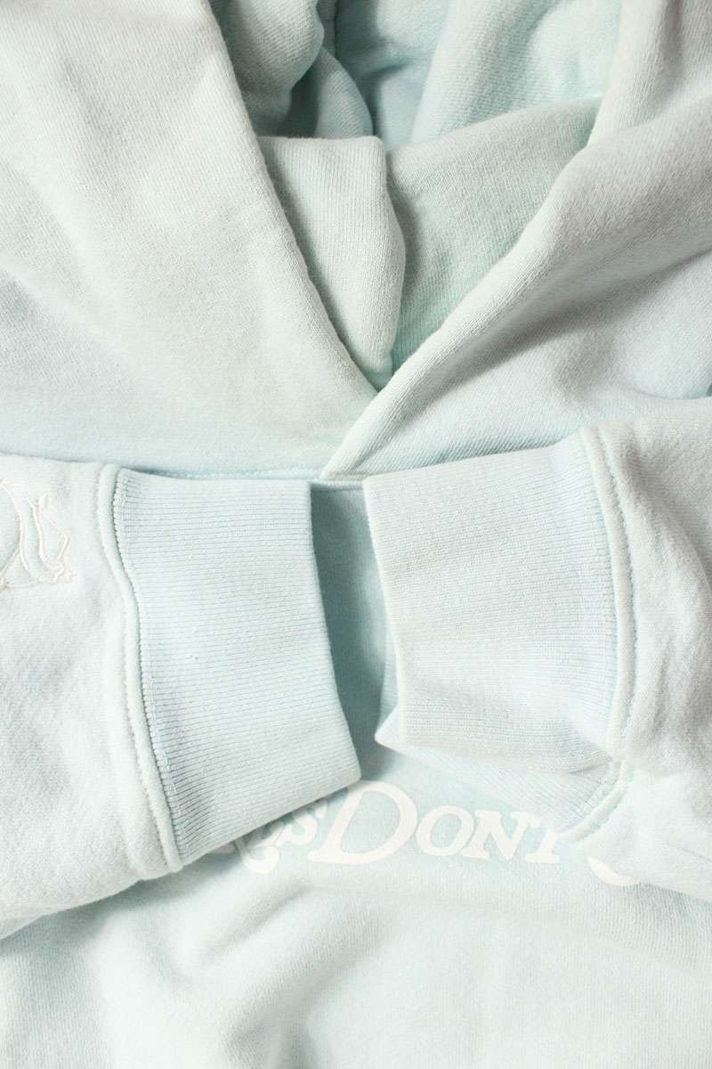 Girls Dont Cry Back Angel Print Hoodie Lt Blue Size L