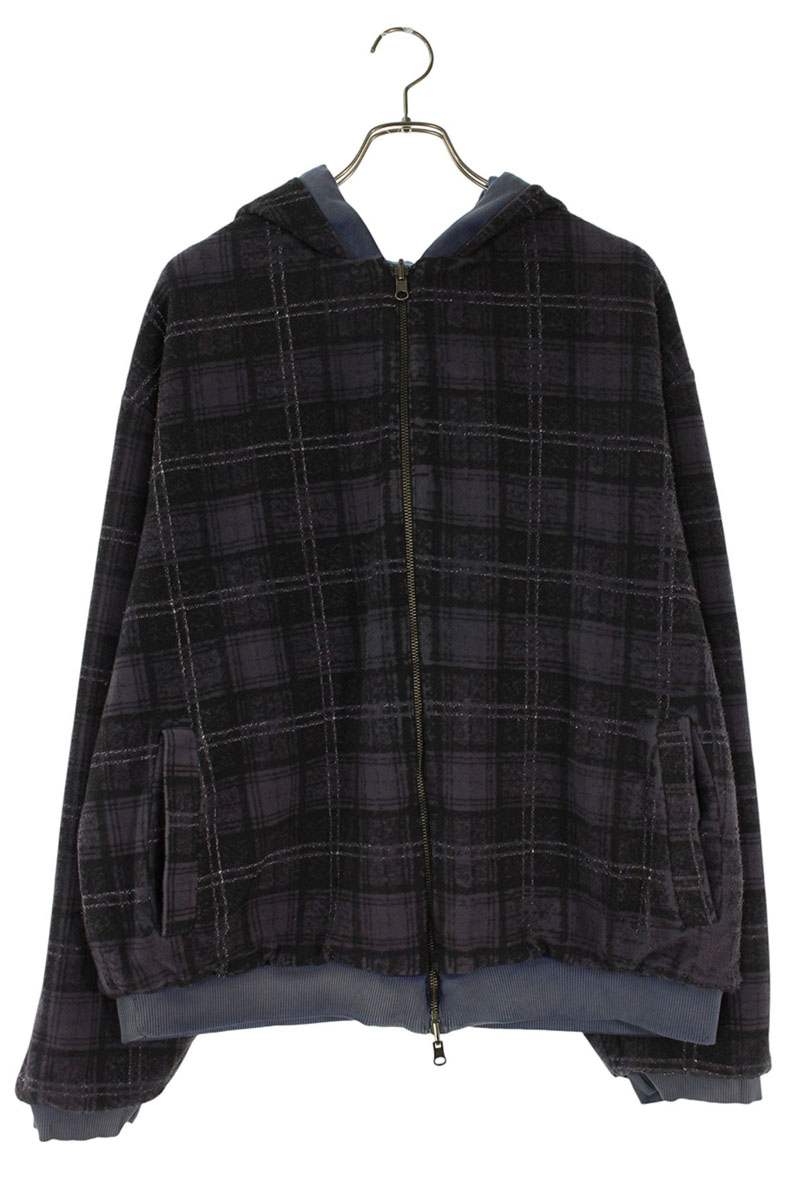 GUESS Reversible Heavy Cotton Zip Hoodie Multi Size M