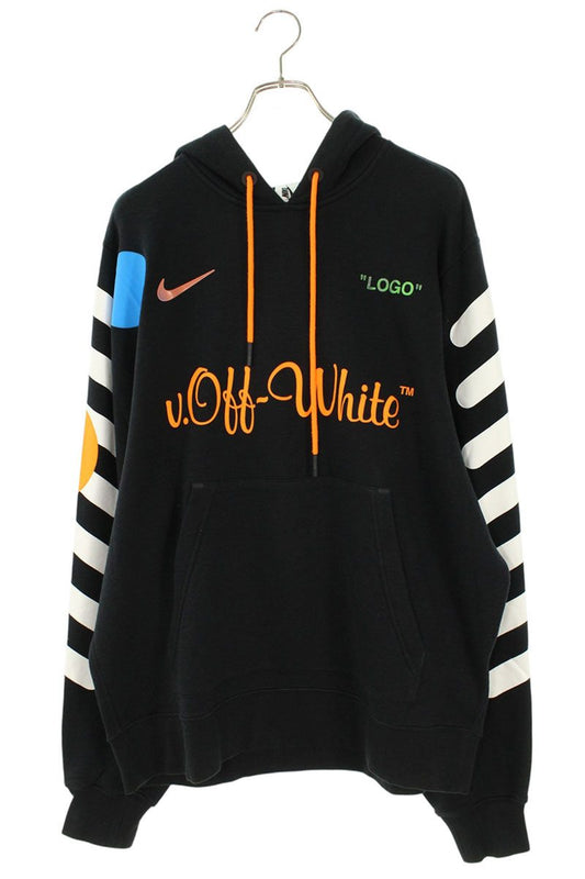 NIKE OFF-WHITE Football Collection Hoodie Size L