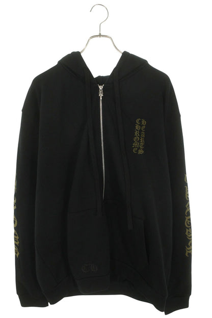 Chrome Hearts SWTSHRT HD ZIP Sleeve Logo Print Zip Size XL