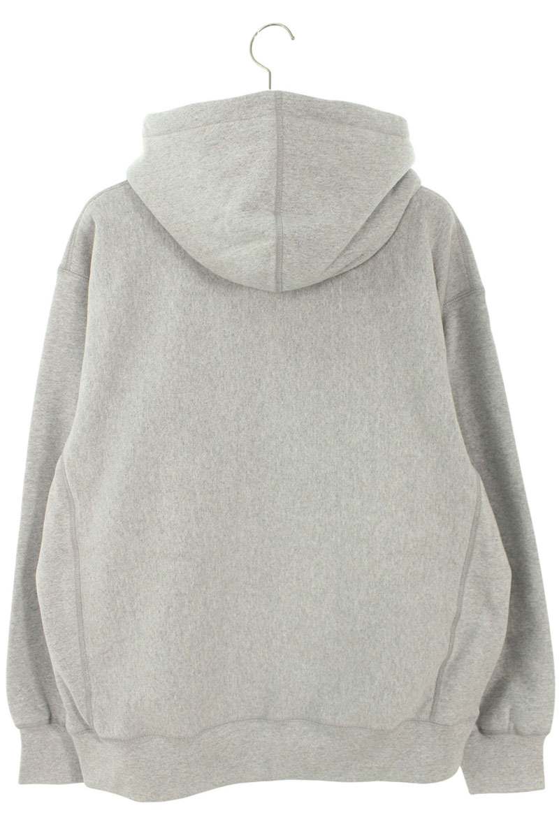 Supreme 20AW Cross Box Logo Hooded Sweatshirt Gray Size L
