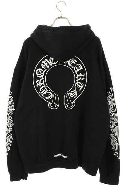 Chrome Hearts SWTSHRT HD PLVR Back Horseshoe Floral Size XL