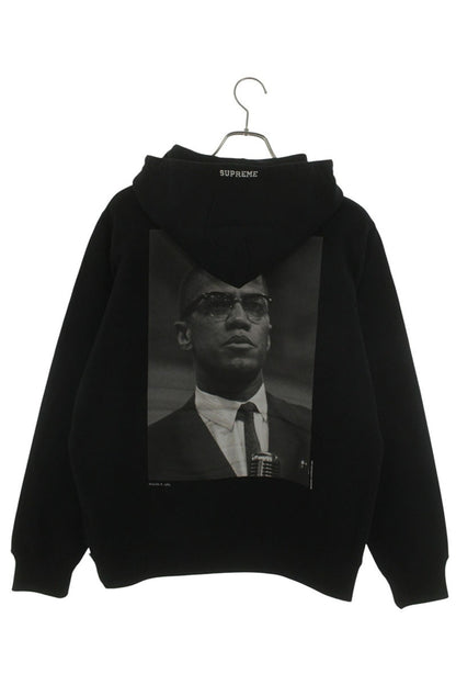 Supreme 22SS Malcolm X Hooded Sweatshirt Black Size S